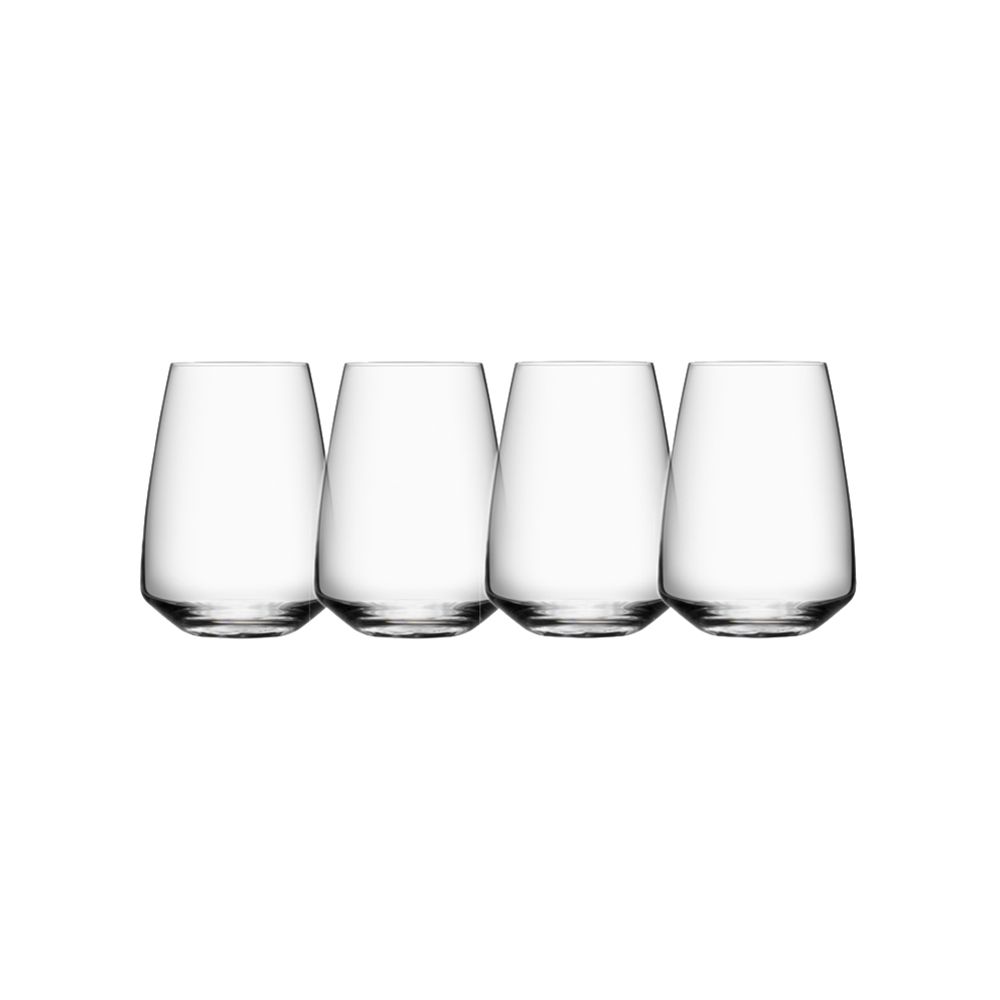 Orrefors Pulse Stemless Wine, Set of 4