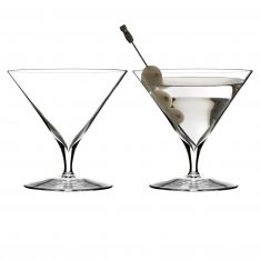 Waterford Elegance Martini Glass Pair