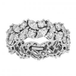 Details about   0.75cttw Diamond Engagement Band For Her Eternity Band For Women's Promise Rings 