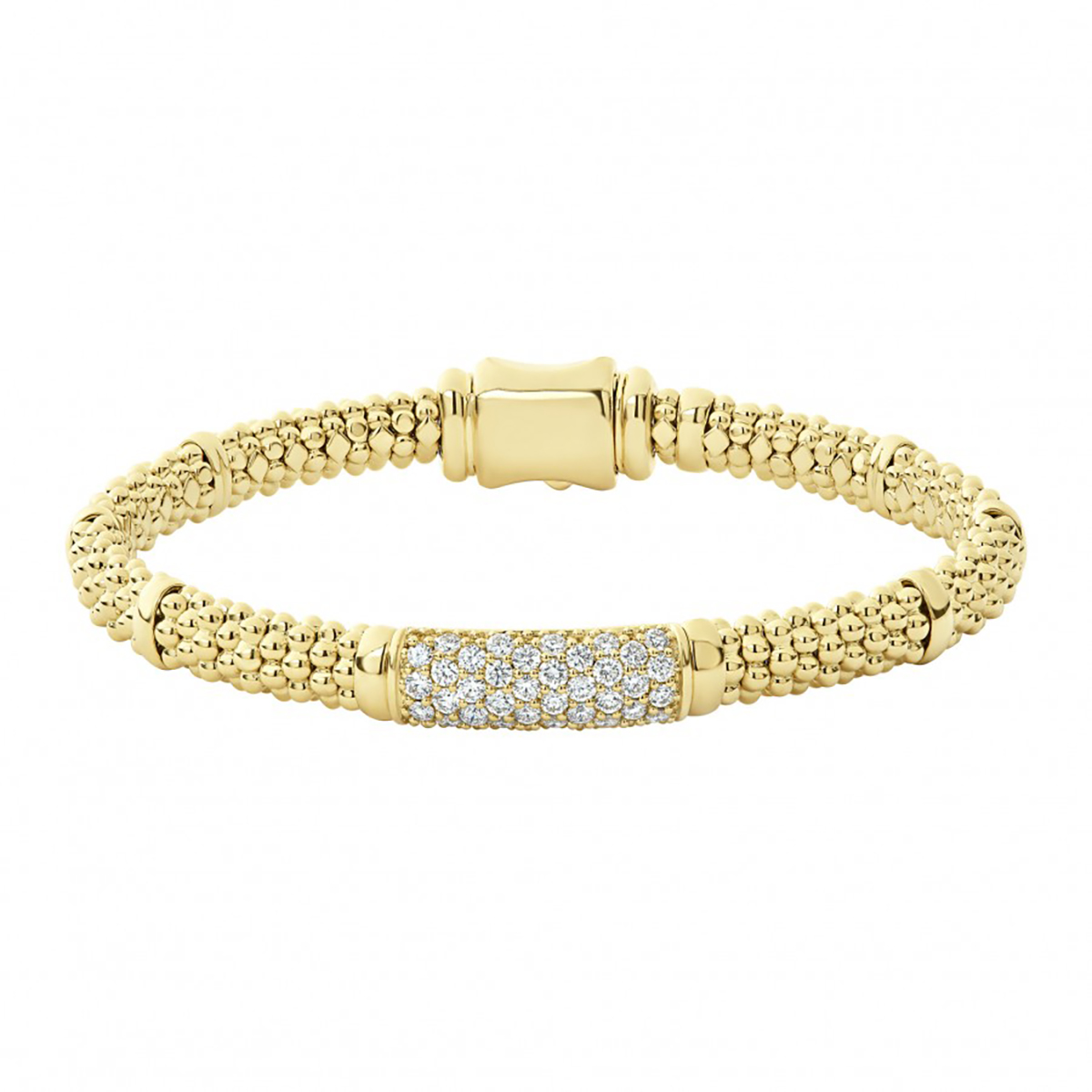LAGOS Caviar Gold Gold Diamond Bracelet | Borsheims