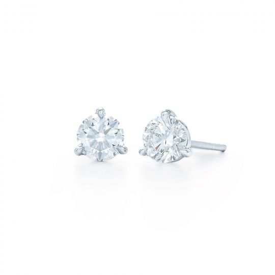 Kwiat Platinum Diamond Stud Earrings 0 91cttw Borsheims Kwiat Platinum Diamond Stud Earrings 0 91cttw