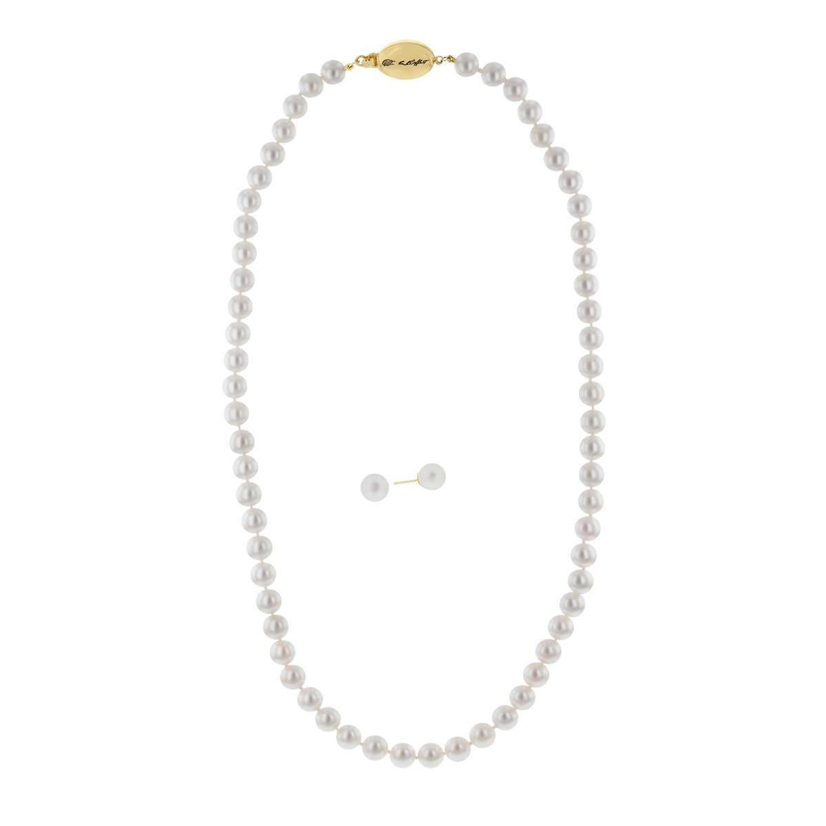 Tara Signature Pearl Set with Warren Buffett Signed Clasp