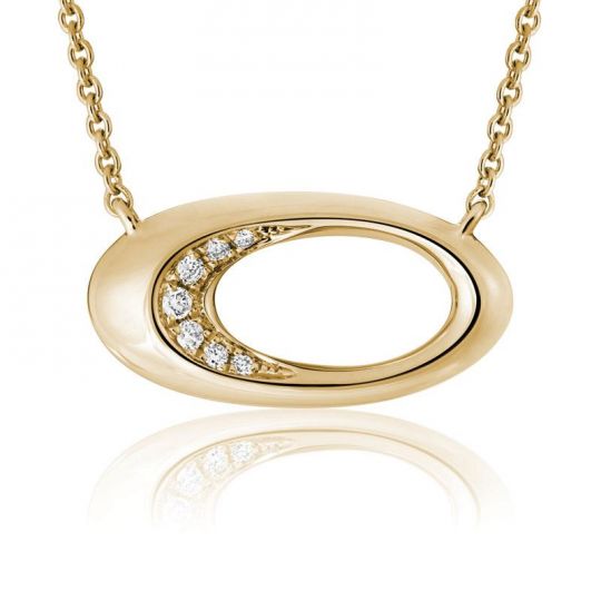 graymoor lane designs juniper diamond small necklace in yellow gold 18 borsheims borsheims