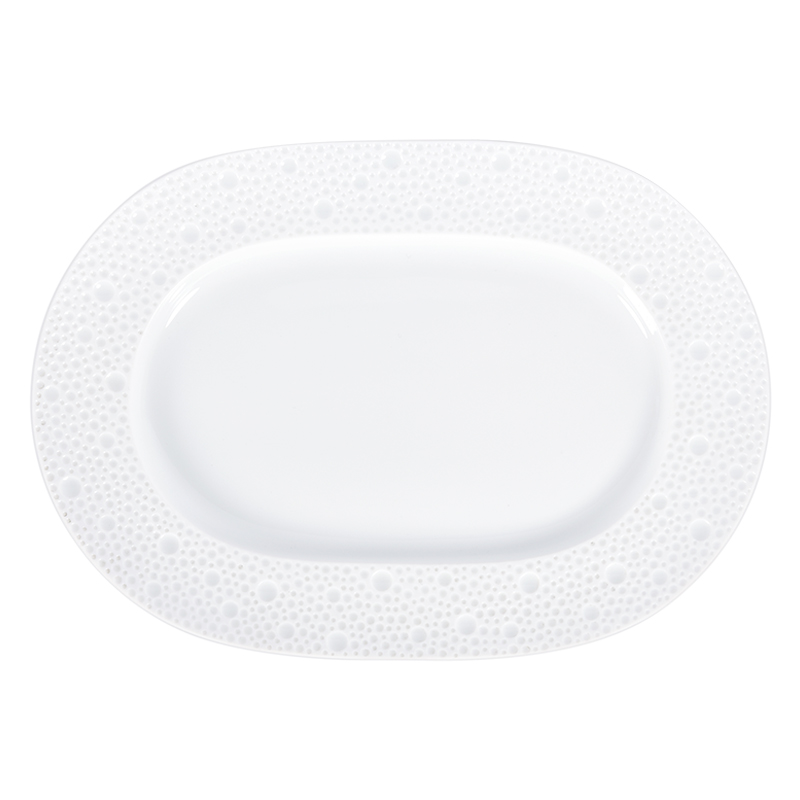 Bernardaud Ecume White Relish Dish