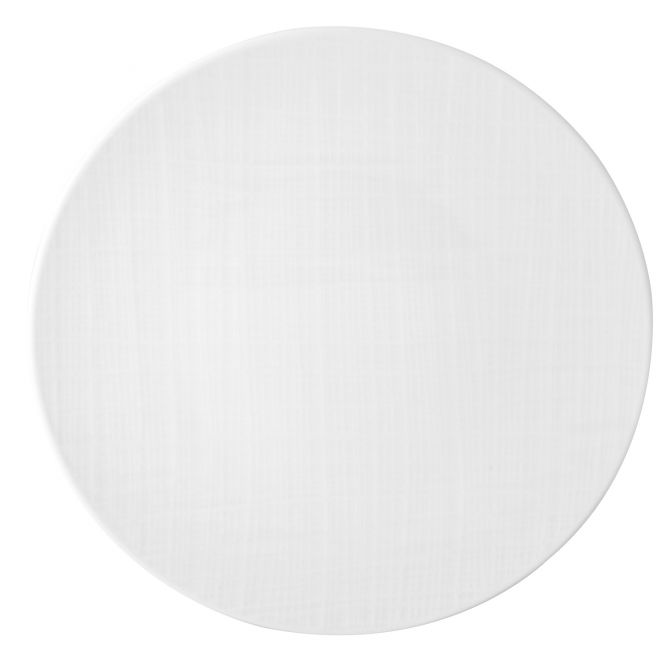 Bernardaud Organza White Coupe Dinner Plate