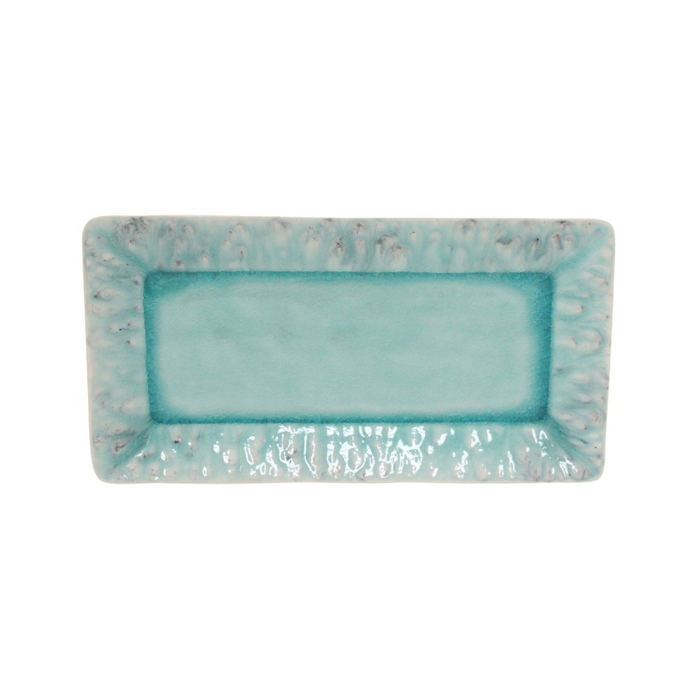 Costa Nova Madeira Blue Rectangular Tray, 13.25