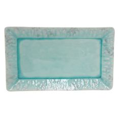 Costa Nova Madeira Blue Rectangular Tray, 15"