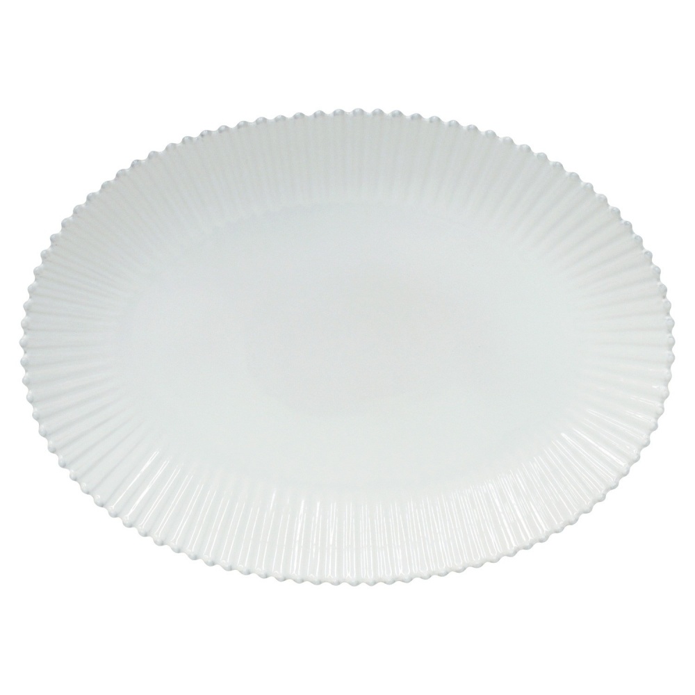Costa Nova Pearl White Oval Platter, 20