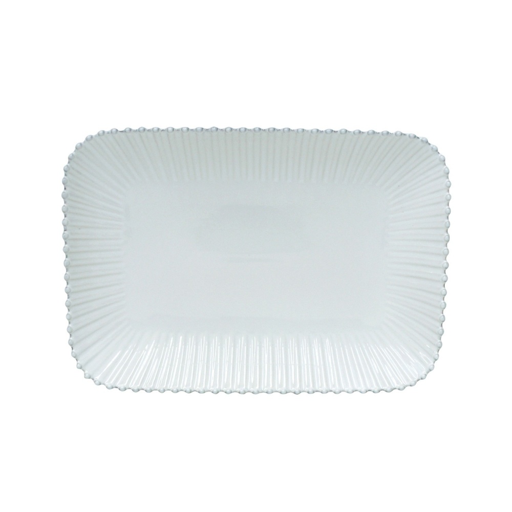 Costa Nova Pearl White Rectangular Platter