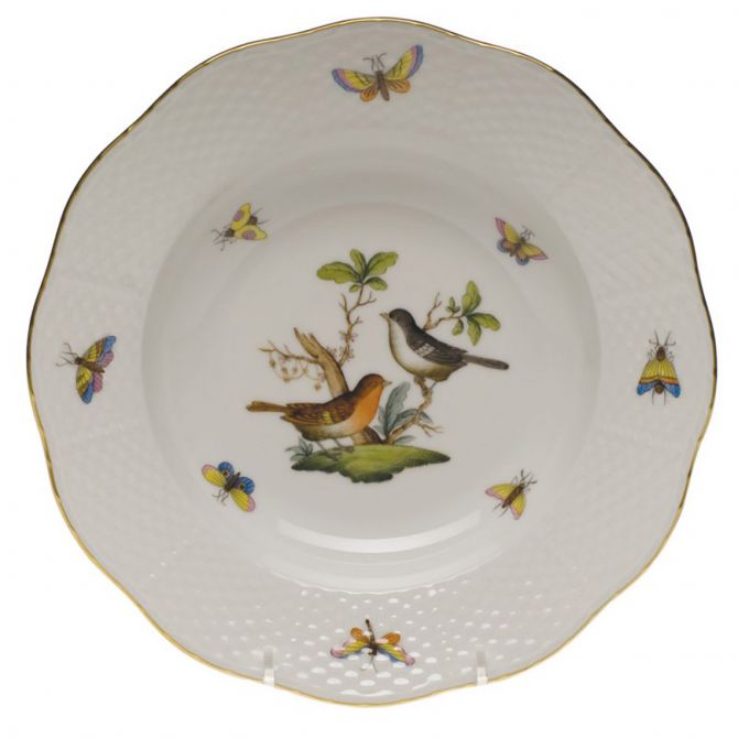 Herend Rothschild Bird Rim Soup, Motif 5