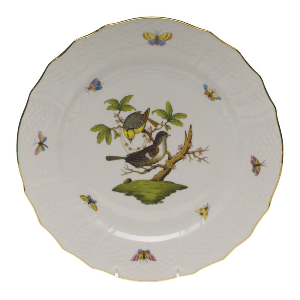 Herend Rothschild Bird Service Plate, Motif 1