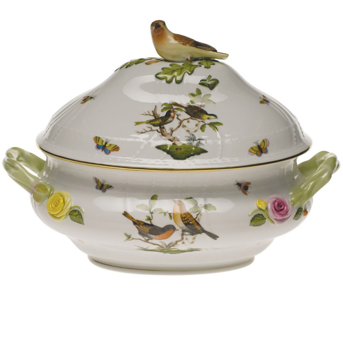 Herend Rothschild Bird Tureen, 4 qt RO01002005 Borsheims