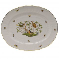 Herend Rothschild Bird Turkey Platter, 18"