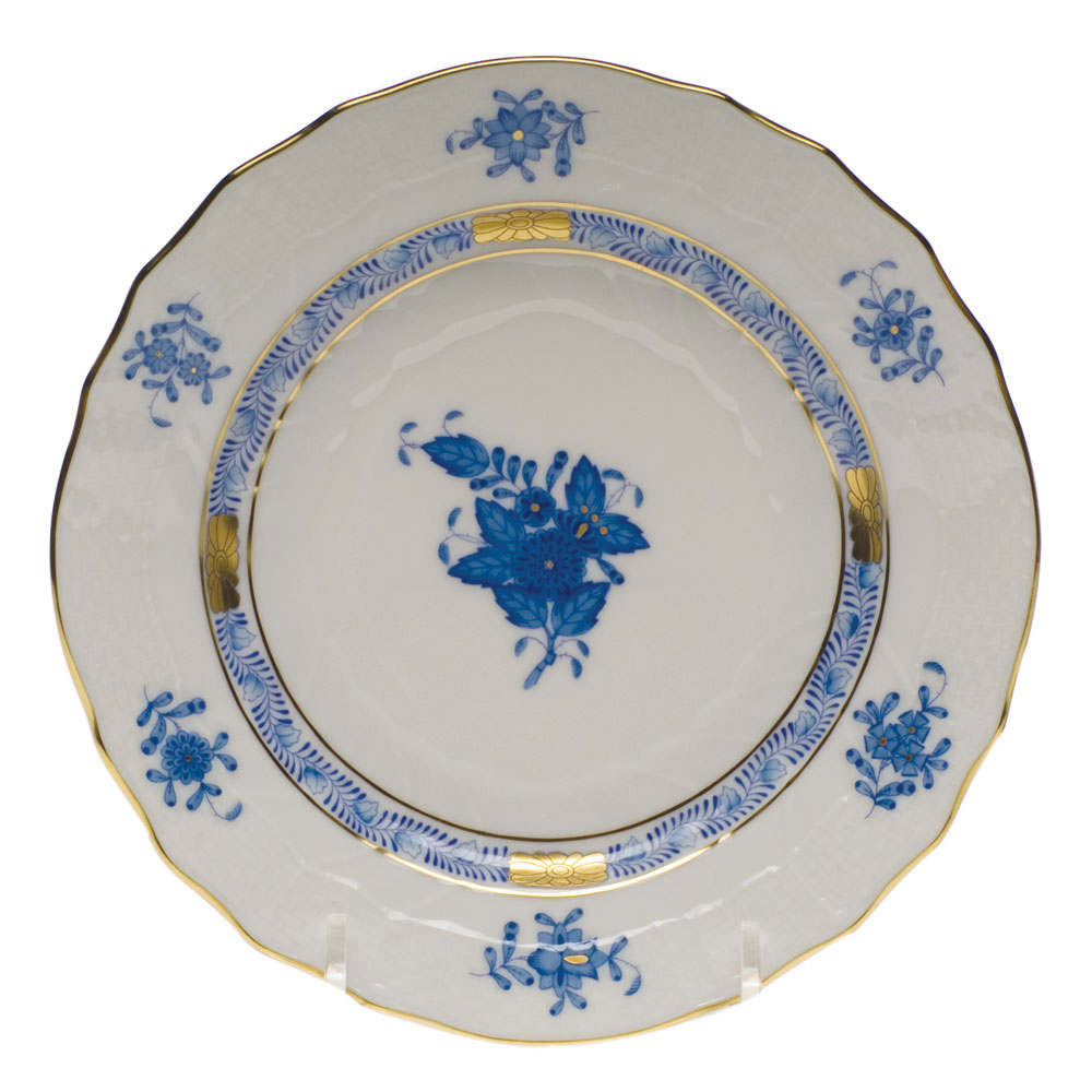 Herend Chinese Bouquet Blue Bread & Butter Plate