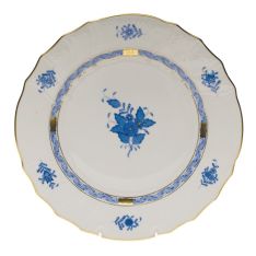 Herend Chinese Bouquet Blue Dinner Plate