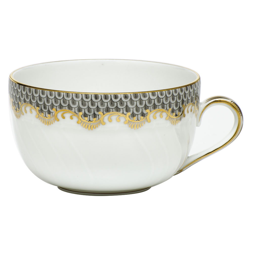 Herend Fish Scale Grey Canton Cup