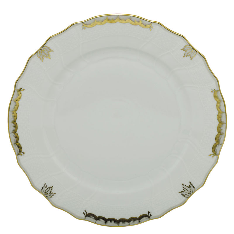 Herend Princess Victoria Gray Dinner Plate