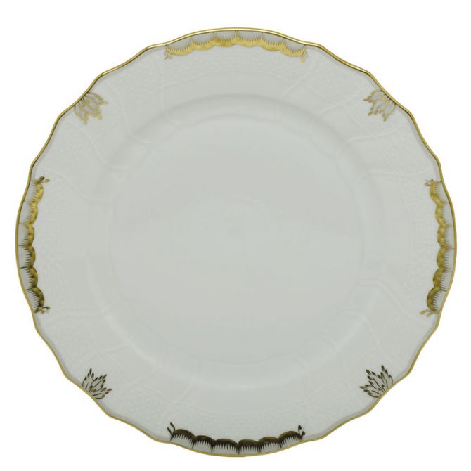 Herend Princess Victoria Gray Dinner Plate
