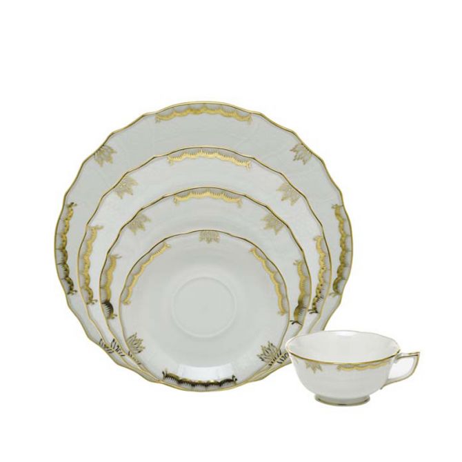 Herend Princess Victoria Grey Dinnerware | Borsheims