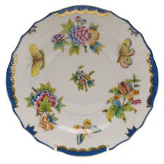 Herend Queen Victoria Blue Border Salad Plate