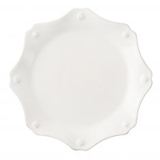 Juliska Berry and Thread Whitewash Scallop Salad/Dessert Plate