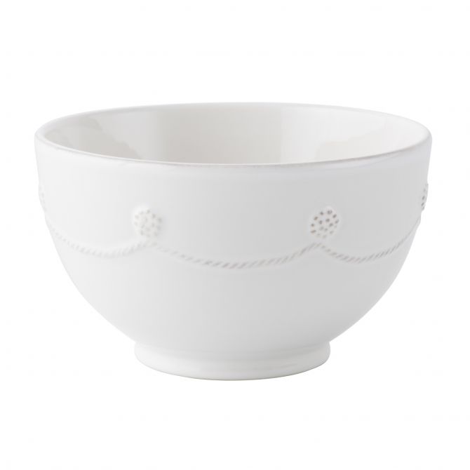 Juliska Berry and Thread Whitewash Round Ice Cream/Berry Bowl