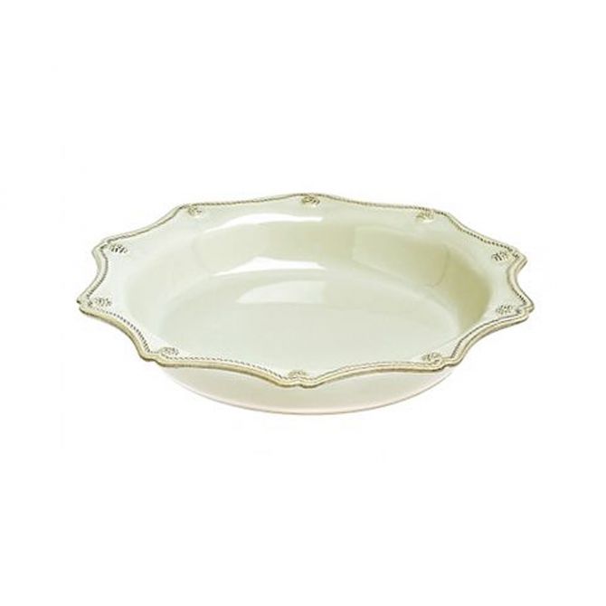Juliska Berry & Thread Whitewash Pie/Quiche Dish, 11.5"