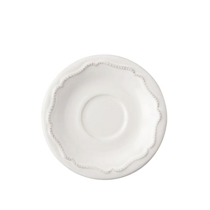 Juliska Berry and Thread Espresso Saucer, Whitewash