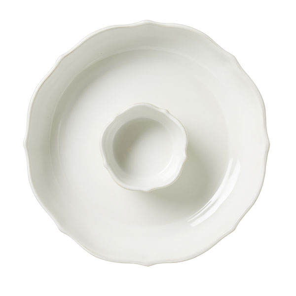 Juliska Berry and Thread Whitewash Chip n' Dip