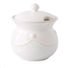 Juliska Berry and Thread Whitewash Lidded Sugar Pot