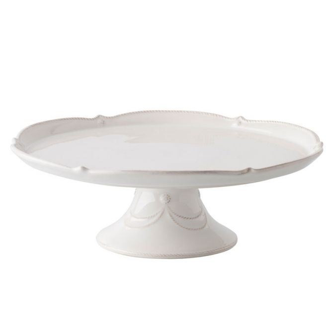Juliska Berry and Thread Whitewash Cake Stand, 14"