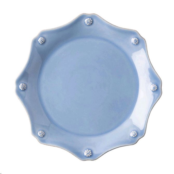 Juliska Berry and Thread Chambray Scallop Dessert/Salad Plate