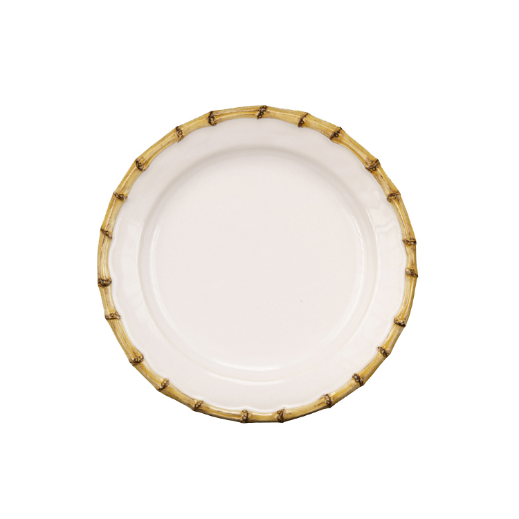 Juliska Classic Bamboo Natural Dessert/Salad Plate