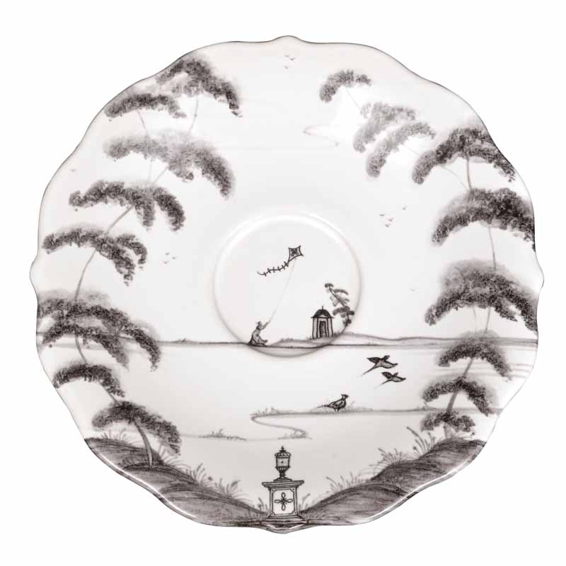 Juliska Country Estate Flint Saucer, Garden Follies