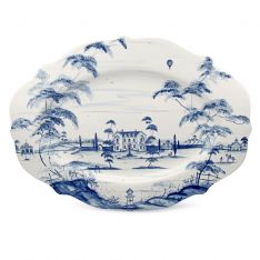 Juliska Country Estate Delft Blue Large 18.5" Serving Platter, Main House
