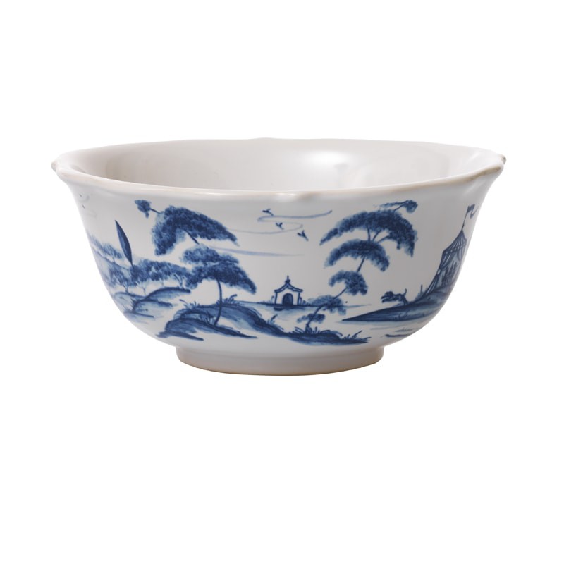 Juliska Country Estate Delft Blue Cereal/Ice Cream Bowl, Hen House