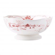Juliska Country Estate Winter Frolic Ruby 10" Centerpiece Bowl