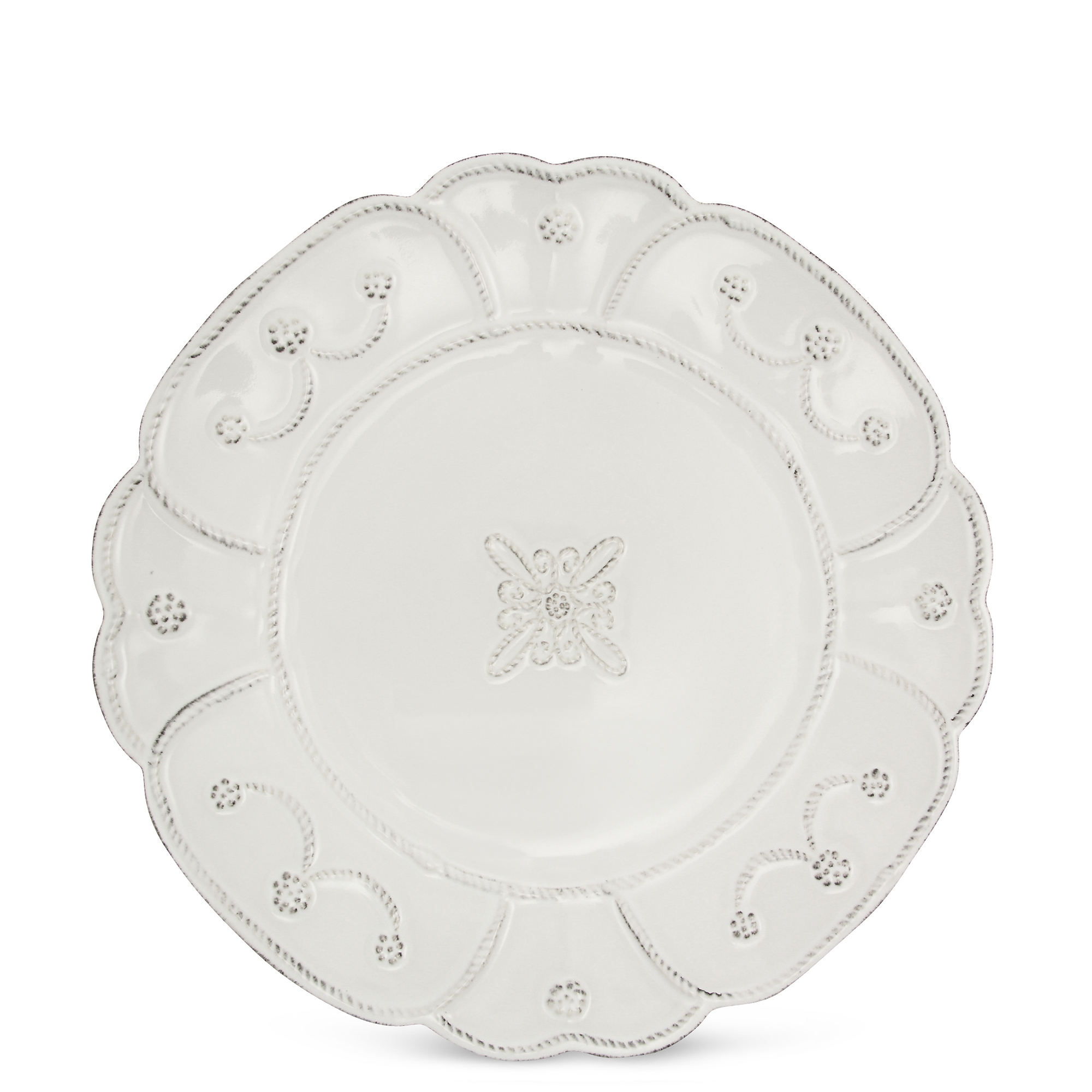 Juliska Jardins du Monde Whitewash Salad/Dessert Plate