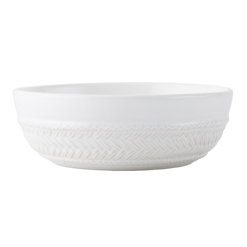 Juliska Le Panier Whitewash & Delft Pasta/Soup Bowl