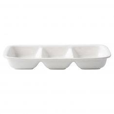 Juliska Puro Whitewash 15" Divided Serving Dish