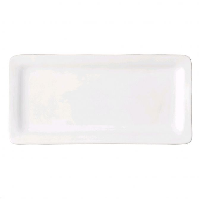 Juliska Puro Whitewash Rectangular Appetizer Platter