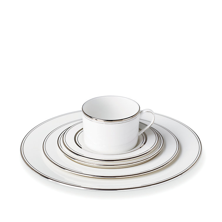 Kate Spade Library Lane Platinum 5 Piece Place Setting Borsheims