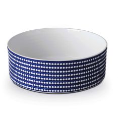 L'Objet Perlee Blue Large Deep Bowl