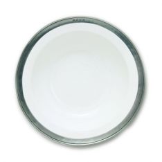 Match Pewter Convivio Classic White Round Serving Bowl, Small