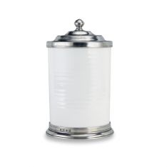Match Pewter Convivio Classic White Canister, Medium