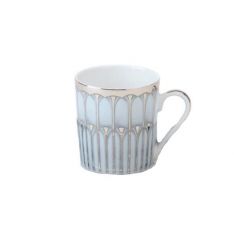 Deshoulieres Arcades with Grey Shiny Platinum Coffee Cup