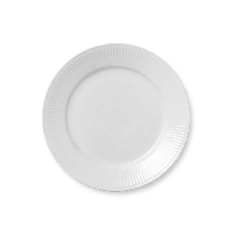 Royal Copenhagen White Fluted Salad Plate
