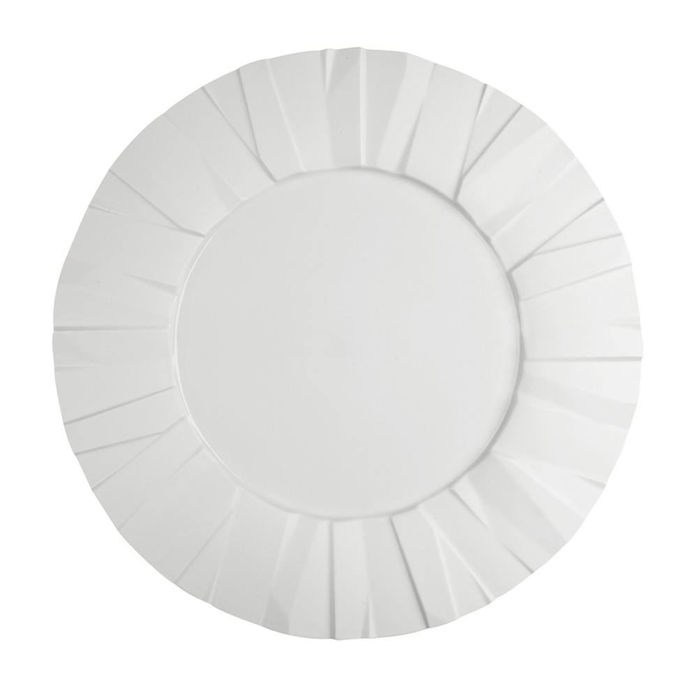 Vista Alegre Matrix White Dinner Plate