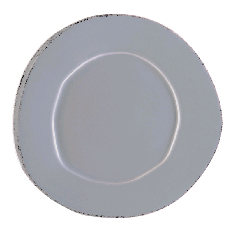 Vietri Lastra Gray Dinner Plate