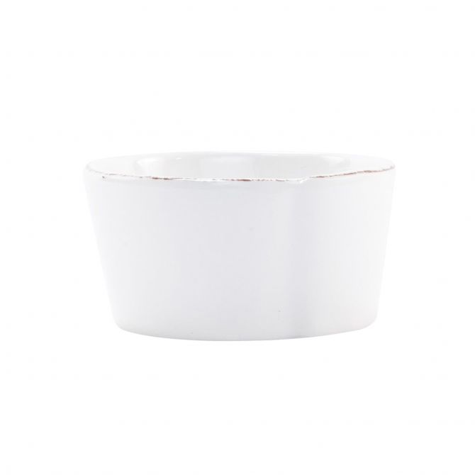 Vietri Melamine Lastra White Condiment Bowl